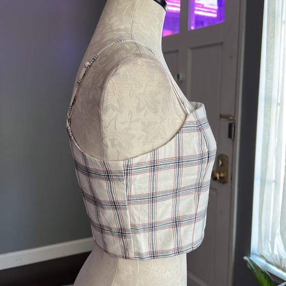 Forever 21 Checkered Crop Cami Top - Picture 2 of 7